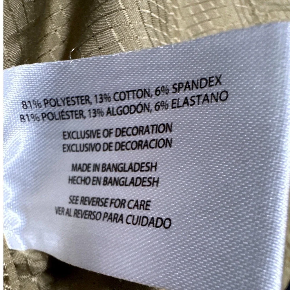Banana‎ Republic Mens 40 Core Temp Ripstop Shorts Khaki Tan Stretch Vaca Resort